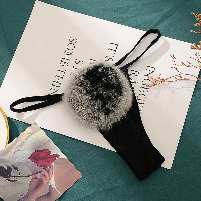 Quần lót lọt khe đuôi thỏ thoáng khí thoải mái phong cách Nhật Bản gợi cảm cho nữ