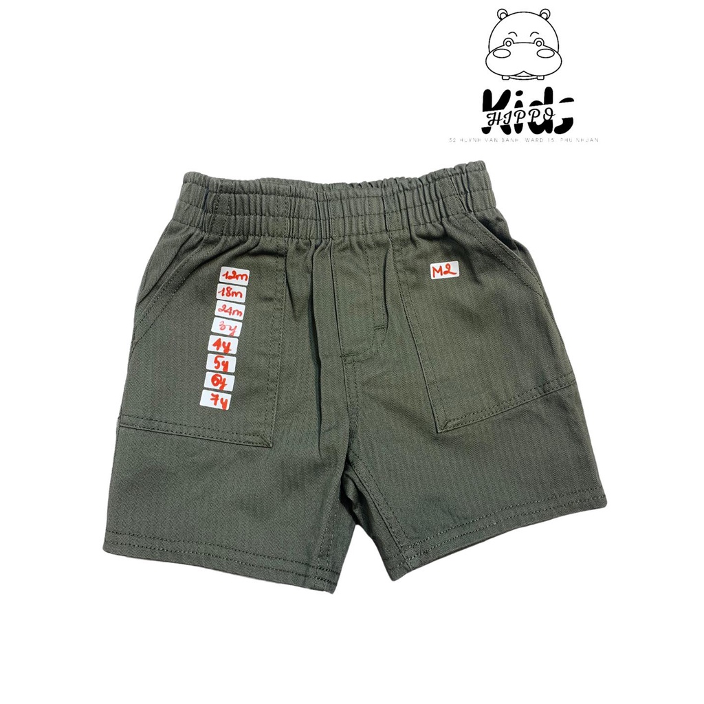 Phong Cách Thời Trang - Quần Shorts Kaki Mềm Mại Màu Xanh Navy Cho Bé Trai!
