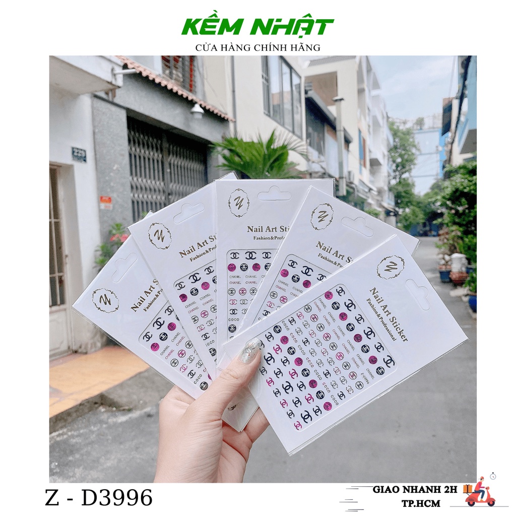 Sticker Dán Móng Thương Hiệu Hot Nhiều Mẫu 2022