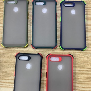 Ốp lưng oppo F9 / A5S / A7 / A12 viền dẻo chống sốc lưng nhám