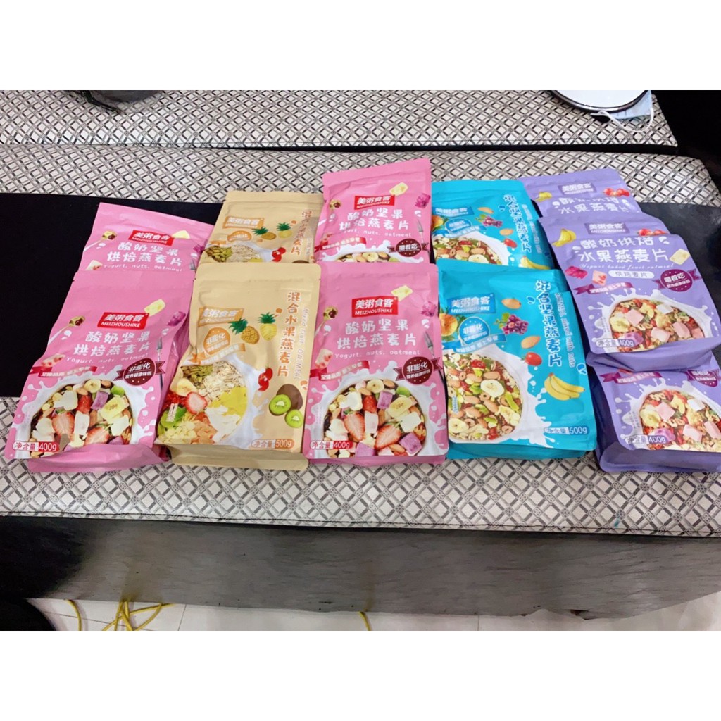 Ngũ cốc sữa chua hoa quả/ngũ cốc ăn kiêng 500gr