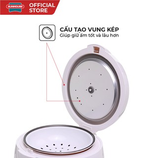 Nồi cơm điện 1.2L Sunhouse SHD8217W