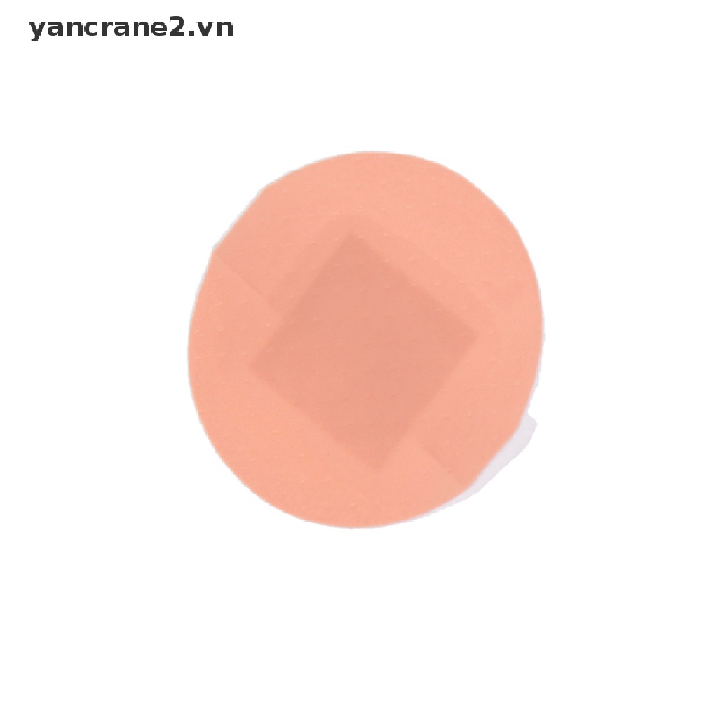 [Hàng mới về] Set 100 miếng băng cá nhân hình tròn mini dùng 1 lần tiện lợi