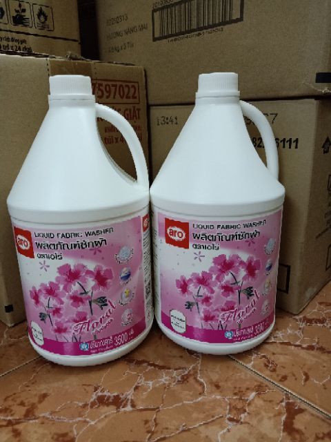 ( MẪU MỚI )nước giặt aro thái lan can 3500ml