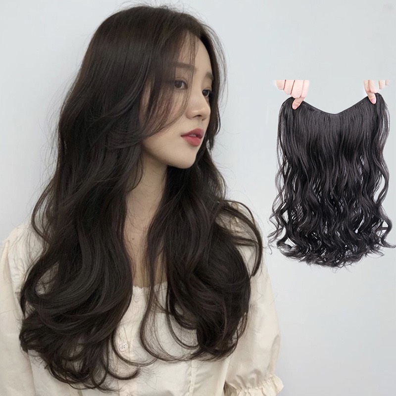 [Có sẵn] [Siêu Sale] [Giá hủy diệt] Tóc giả Kẹp nửa đầu Chữ V