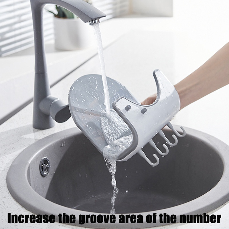 Giá Đỡ Nắp Nồi / Thớt Bằng Nhựa Eva Kèm Móc Treo Tiện Dụng Cho Nhà