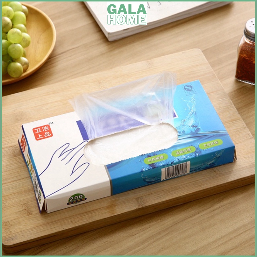 Bao tay nilong Găng tay làm bếp nấu nướng tiện lợi siêu dai hàng nội địa trung SET 100 cái GALA HOME