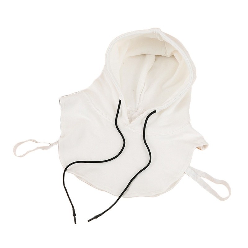 Áo Hoodie Croptop Giả Cổ Tròn Màu Sắc Trơn Phong Cách Harajuku Ấm Áp Thời Trang Cho Nam Và Nữ