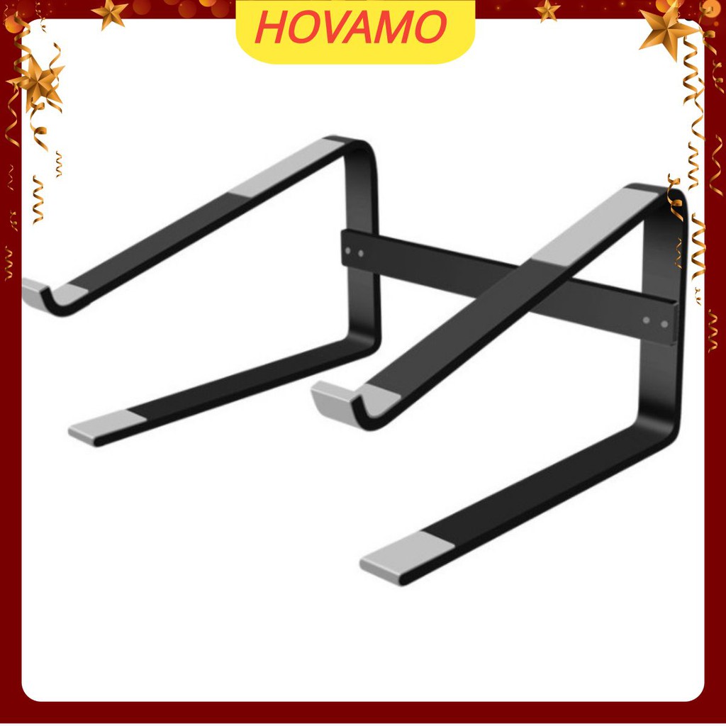 Đế Tản Nhiệt Kiêm Giá Đỡ Laptop, macbook, Máy Tính Nhôm 15 6 inch, 14 inch, 17 inch Để Bàn Cao Cấp Đa Năng HOVAMO L210