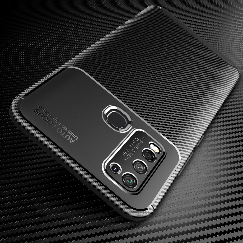 Ốp điện thoại chống sốc sợi carbon sang trọng cho VIVO Y50