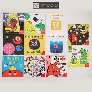 Sách - Combo 11 Quyển Ehon Nhật Bản (Màu Sắc - Âm Thanh - Hình Khối - Moi Moi)