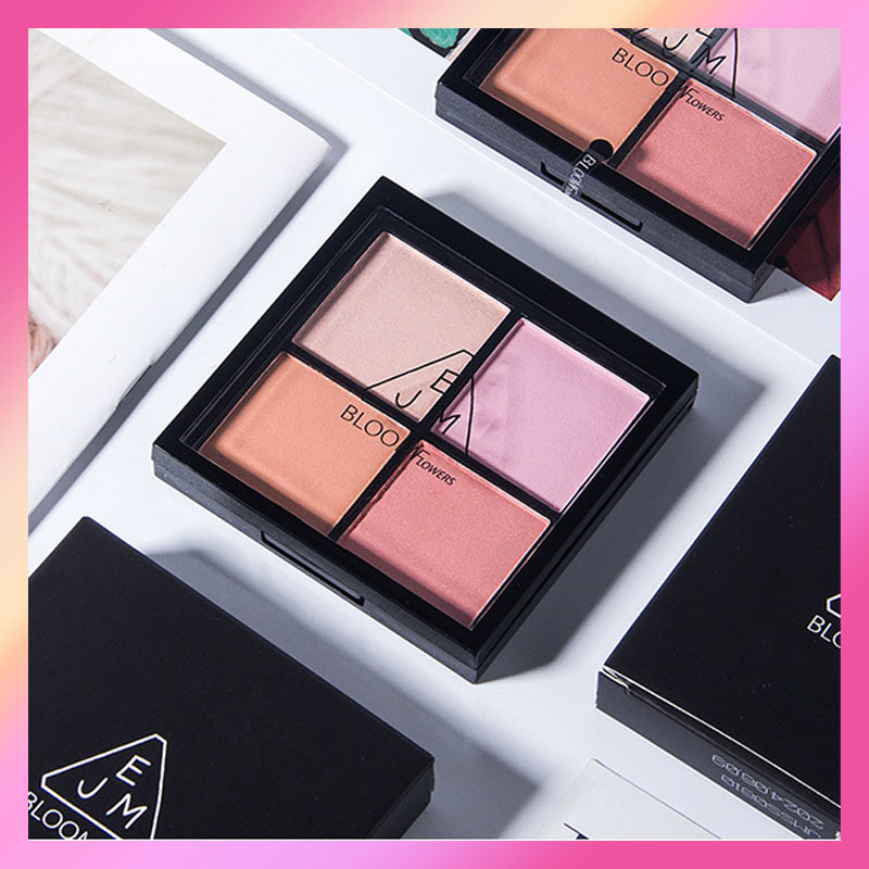 (Hàng Mới Về) Bảng Phấn Má Hồng 600063 Làm Sáng Da Màu Nude Tự Nhiên