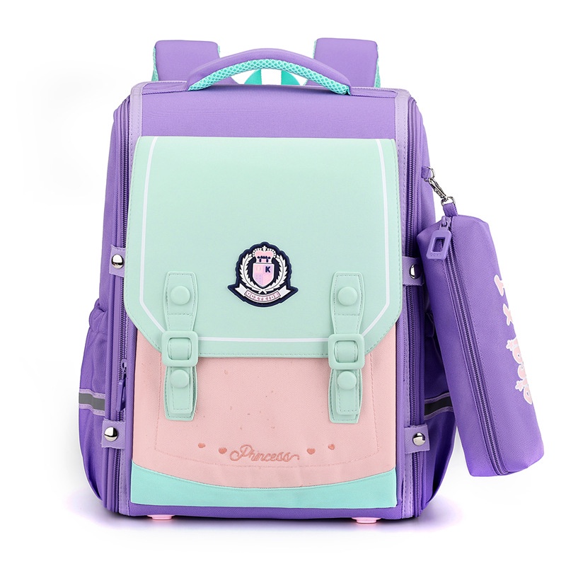 Ba lô chống gù cho học sinh cấp 1 siêu nhẹ chống nước cao cấp phong cách mới - BEE GEE HS7318