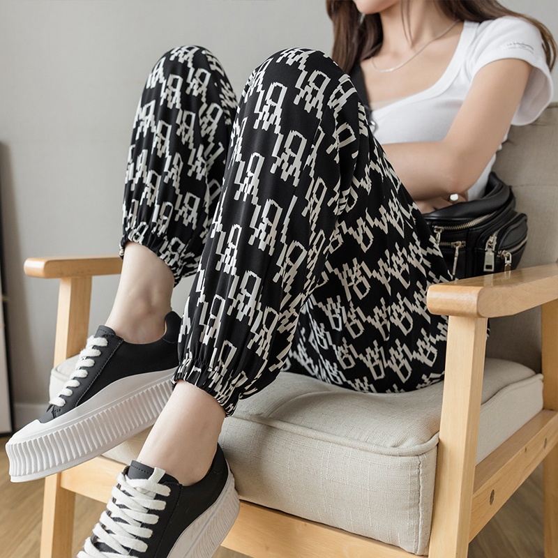 Quần Ống Rộng Chữ YB Bo Gấu Hàng Quảng Châu