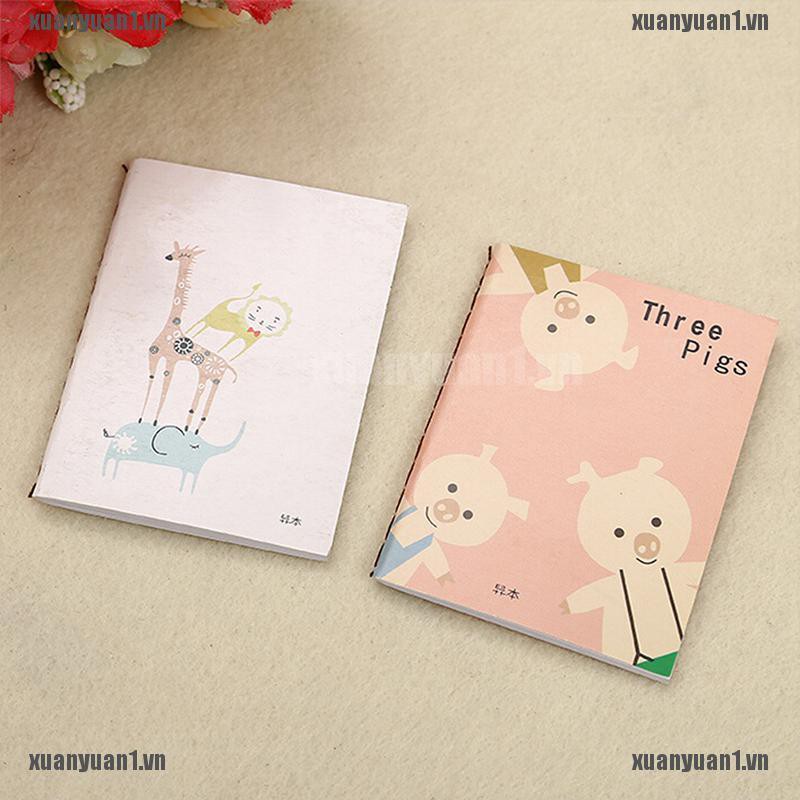 1 [XUANYUAN1] Sổ Tay Mini Bỏ Túi In Hình Hoạt Hình Dễ Thương