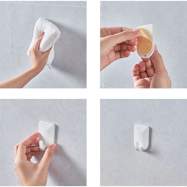 Bộ 2 Móc Treo Tường Chịu Lực 1,5kg Xuất Nhật