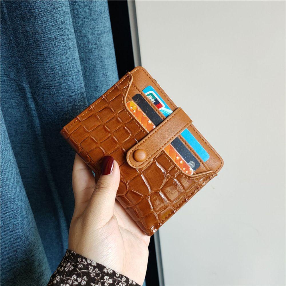 Ví Da PU Cỡ Lớn Có Khóa Kéo Phong Cách Retro Cho Nữ