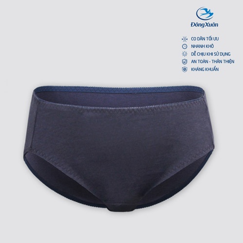 Quần lót nữ Dệt Kim Đông Xuân, cạp cao, chất liệu cotton siêu thoáng khí S0009