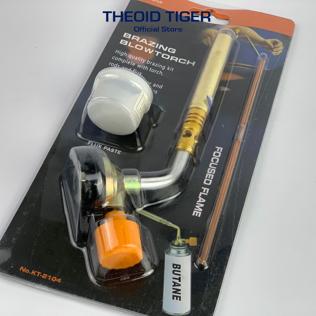 Theoid Tiger Đầu khò ga đồng KT-2104 sử dụng dùng để chế biến thức ăn, nhóm lửa, làm đồ thủ công mỹ nghệ