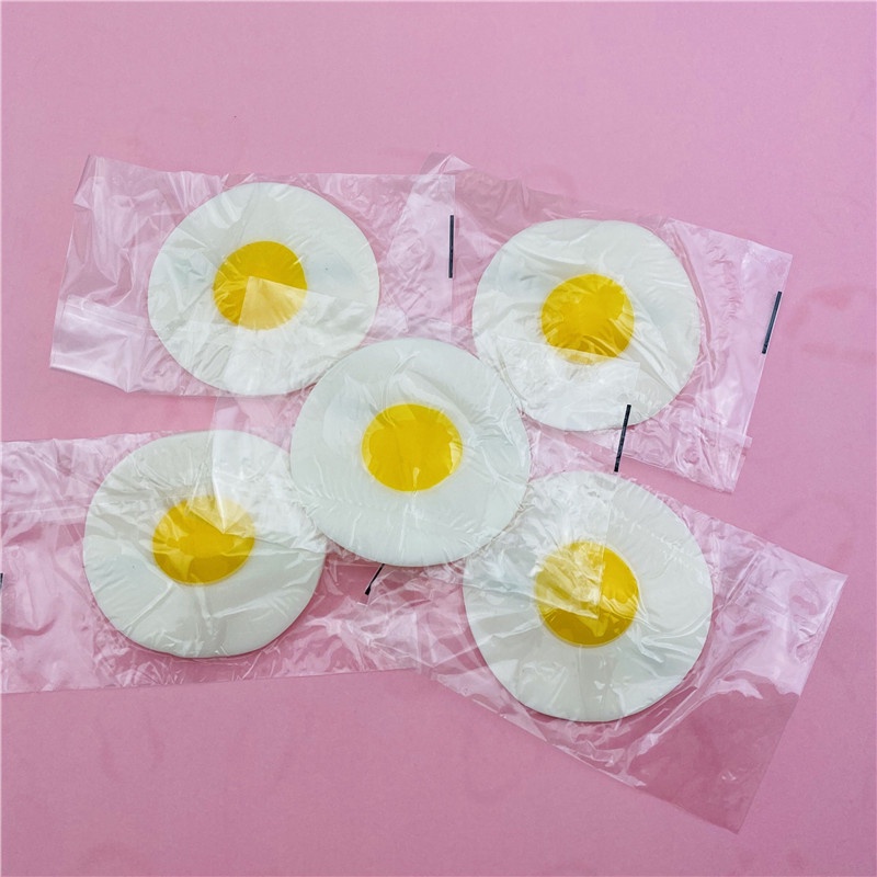 Gudetama Squishy hình Miếng Trứng Rán Ốp La Gudetama ngộ nghĩnh bóp xả stress hiệu quả