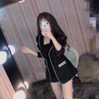 SÉT VEST 3 MÓN VIỀN NÉ ( QUẦN CÓ KHOÁ KÉO )