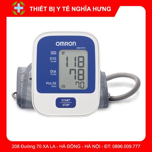 Máy đo huyết áp điện tử tự động Omron HEM - 8712 + Mua kèm deal sốc Bộ chuyển đổi 5000.Đ