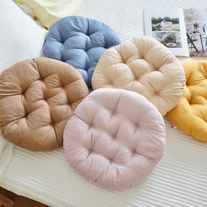 Đệm Gối Tựa Lưng, Lót Ghế Hình Tròn Cookie Cushion