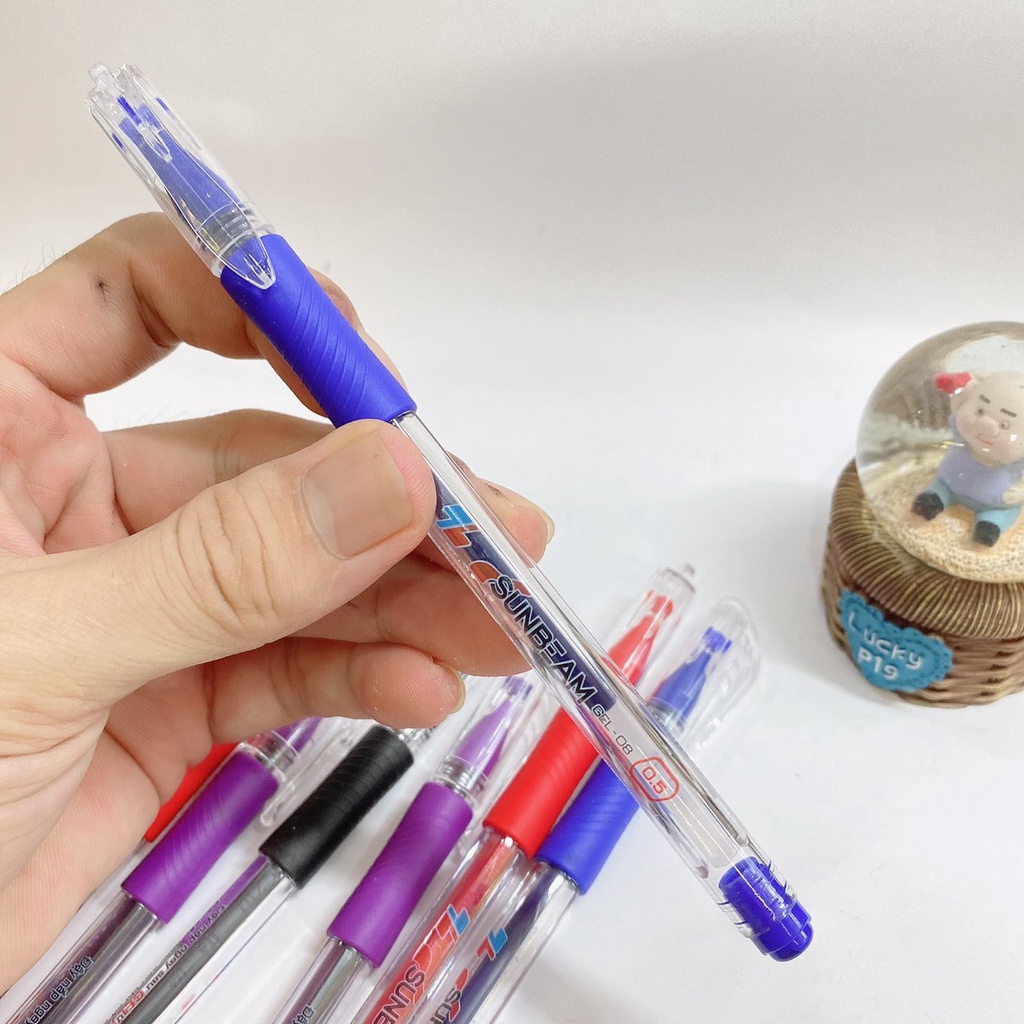 Bút bi Thiên Long mực Gel đâu 0.5 cao cấp viết êm mực ra đều