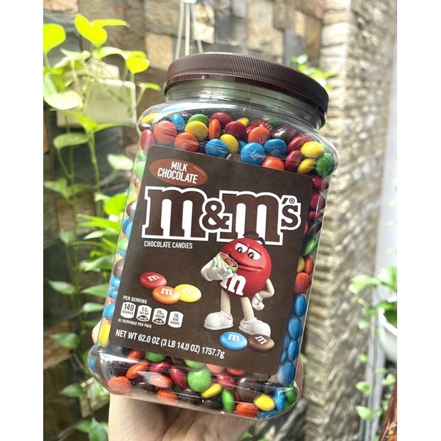 Nữa ký Socola M&M bé nào cũng thích. Hàng nội địa Mỹ đi Air.