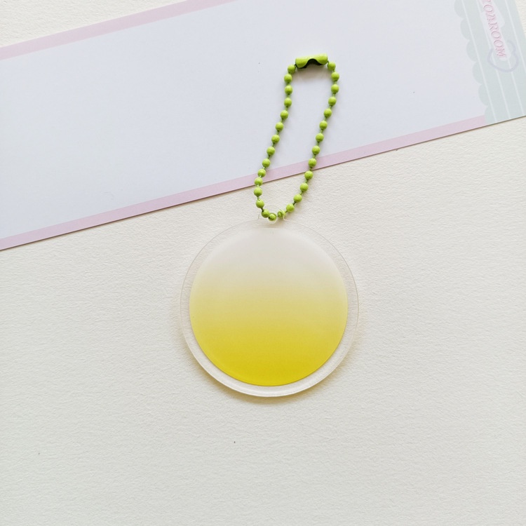 Keychain Acrylic viền trong suốt/diy Gradient móc khoá acrylic
