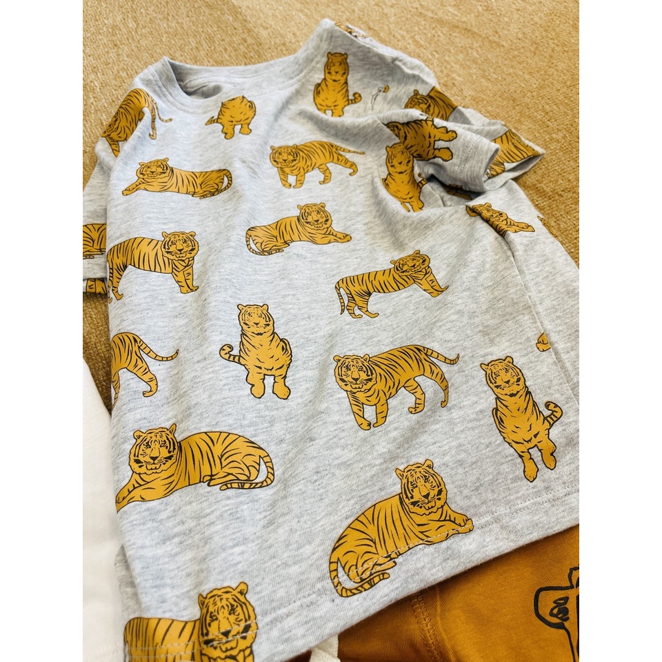 Bộ thun ngắn H.M nhiều mẫu siêu ngầu bé trai 11-32kg - Bigbabyshop