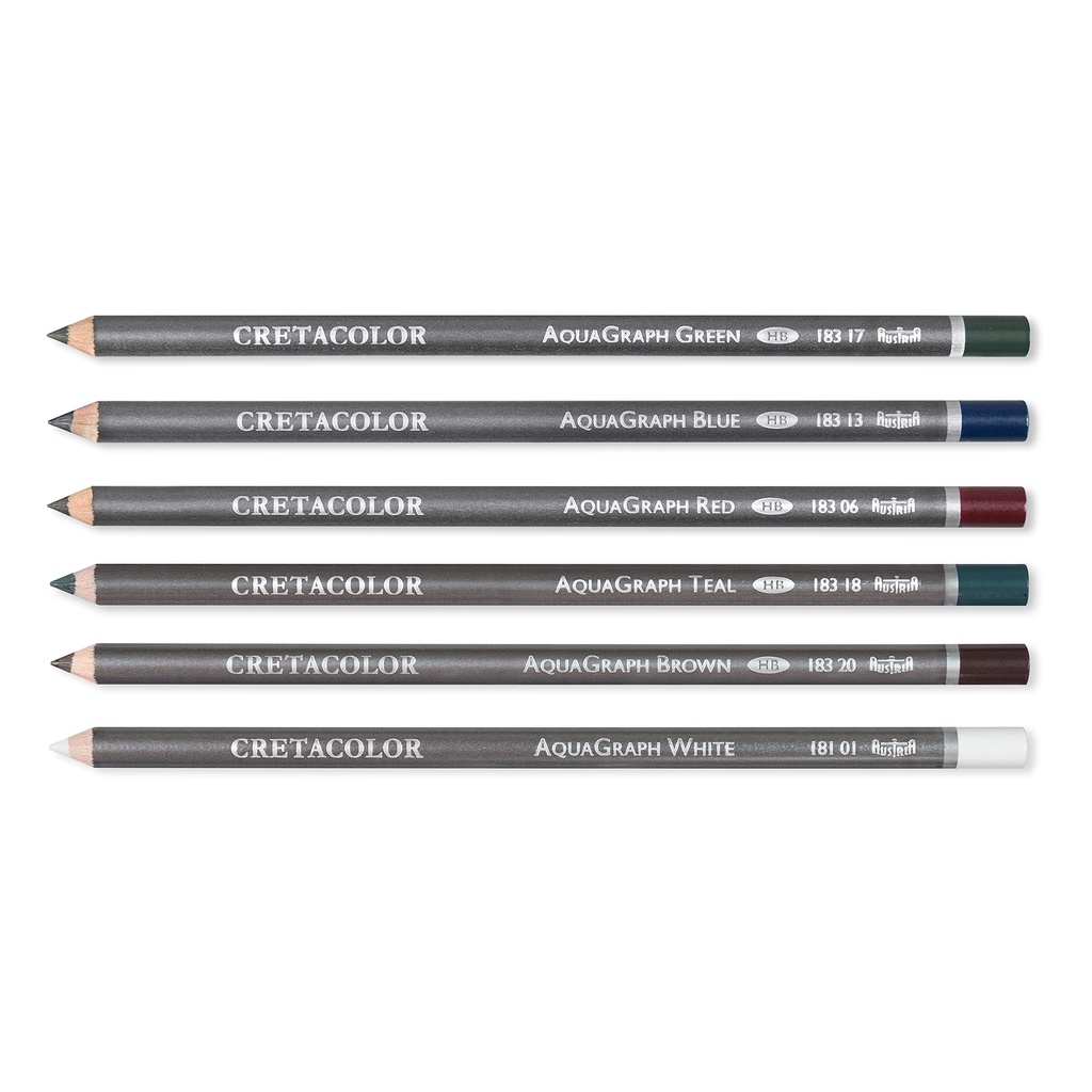 Set chì nước Brevillier's Cretacolor Basic Pencils Pocket