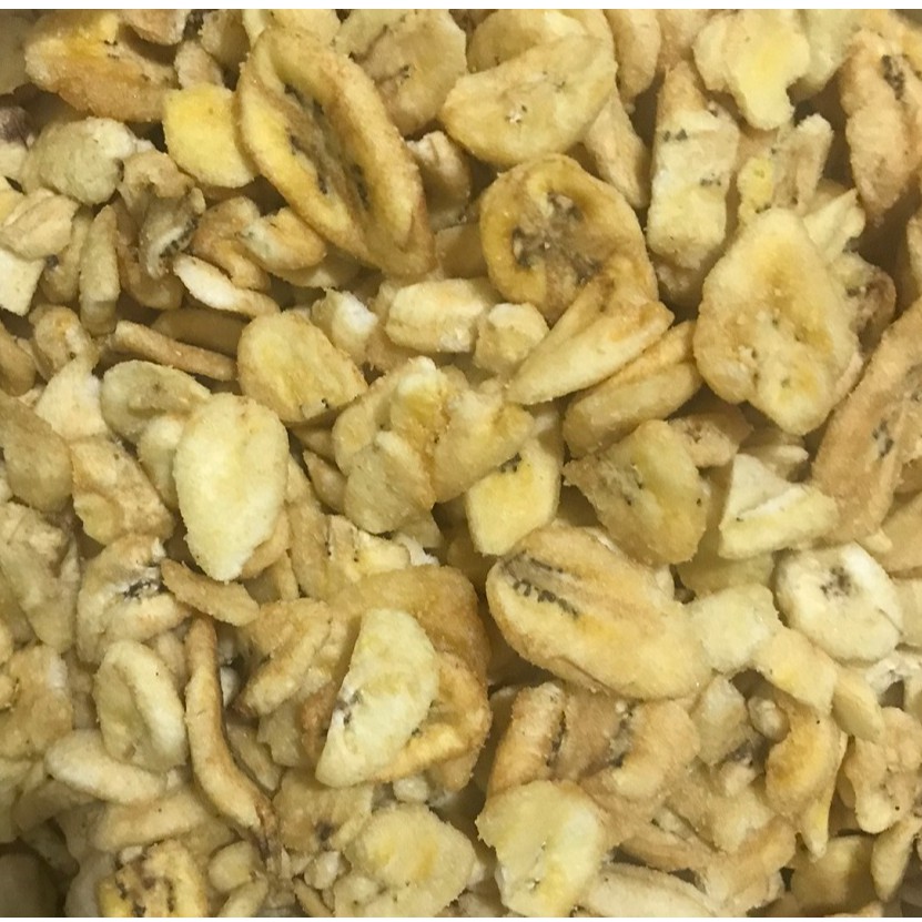 Chuối sấy giòn hàng vụn 500g Lê Hải, giòn rụm, không chát