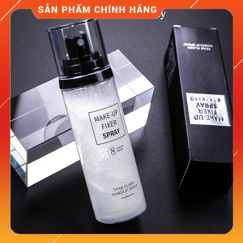 Xịt nhũ khóa trang điểm cố định lớp make up Star Flash Spray 8 Hours Wear Sena Beauty_hachungnd92