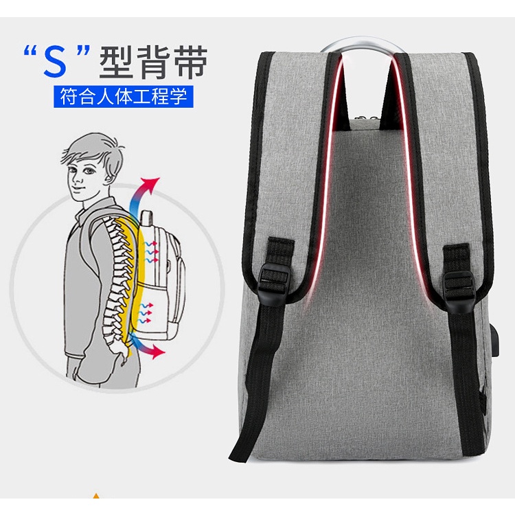 Ba Lô Đi Học Đa Năng Chống Thấm Nước Thoáng Khí Phong Cách Doanh Nhân 2022