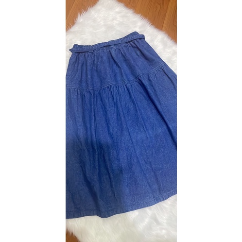 Chân váy bò xoè T51