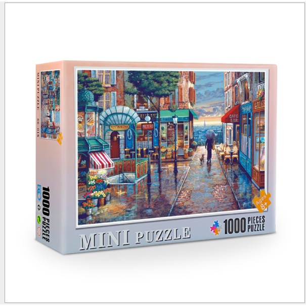 Tranh Ghép 1000 Mảnh Giấy Mini/Jigsaw Puzzle/Tranh Xếp Hình Cho Bé Từ 7 Tuổi/Tranh Nhiều Chủ Đề/Tranh Phát Triển Tư Duy