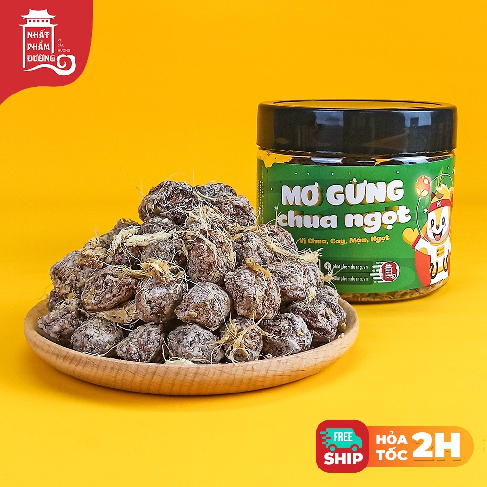 Ô mai mơ gừng chua ngọt 250g Nhất Phẩm Đường vị chua mặn ngọt