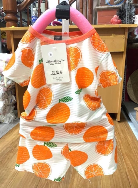 Bộ cotton sợi tre hàng đẹp cho bé size 6-25kg