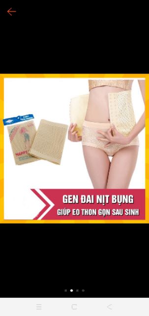 Gen nịt bụng Hiền Trang (loại cài) giúp tạo dáng eo thon