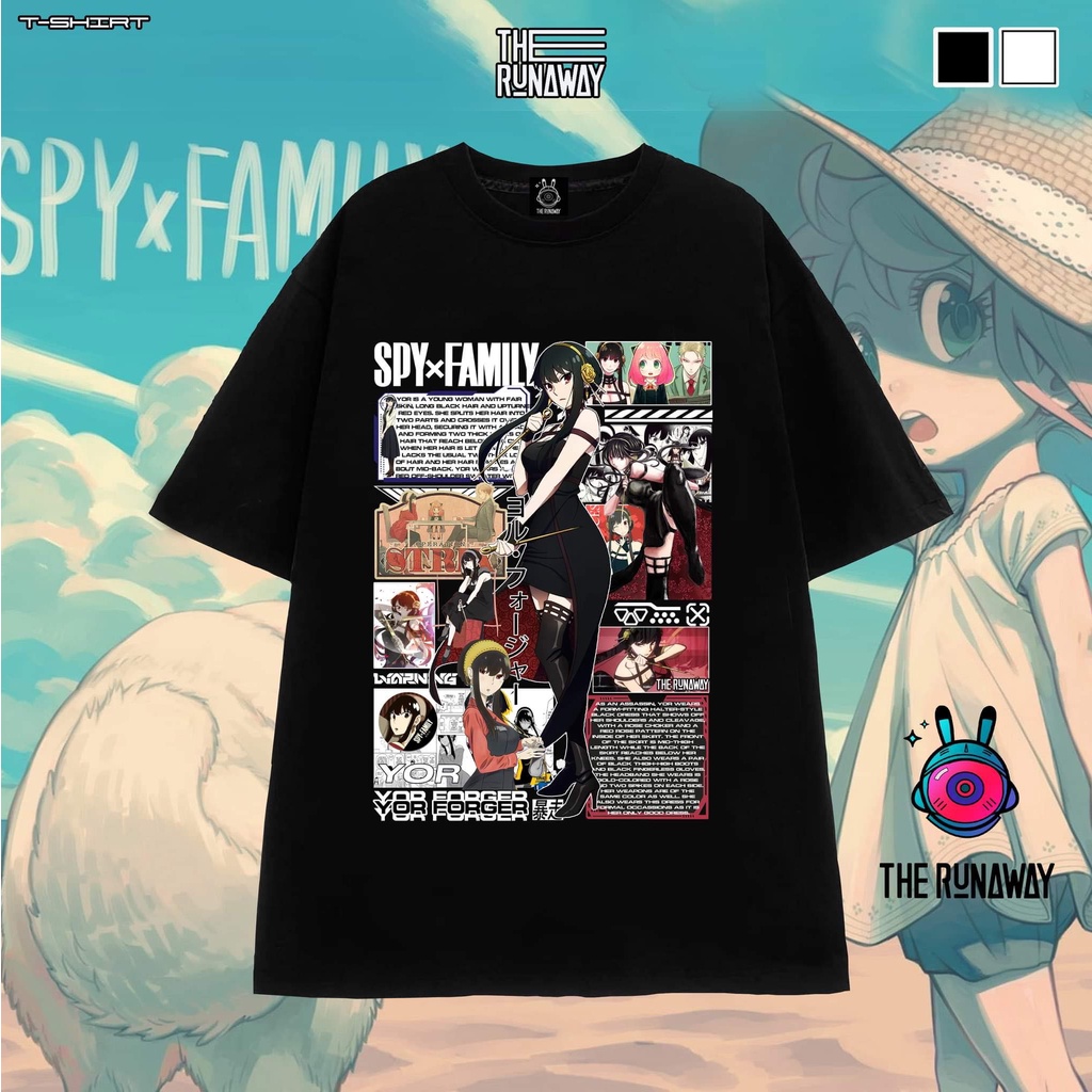 Áo phông Spy x Family: Yor Forger 100% cotton cho Nam / Nữ by The Runaway