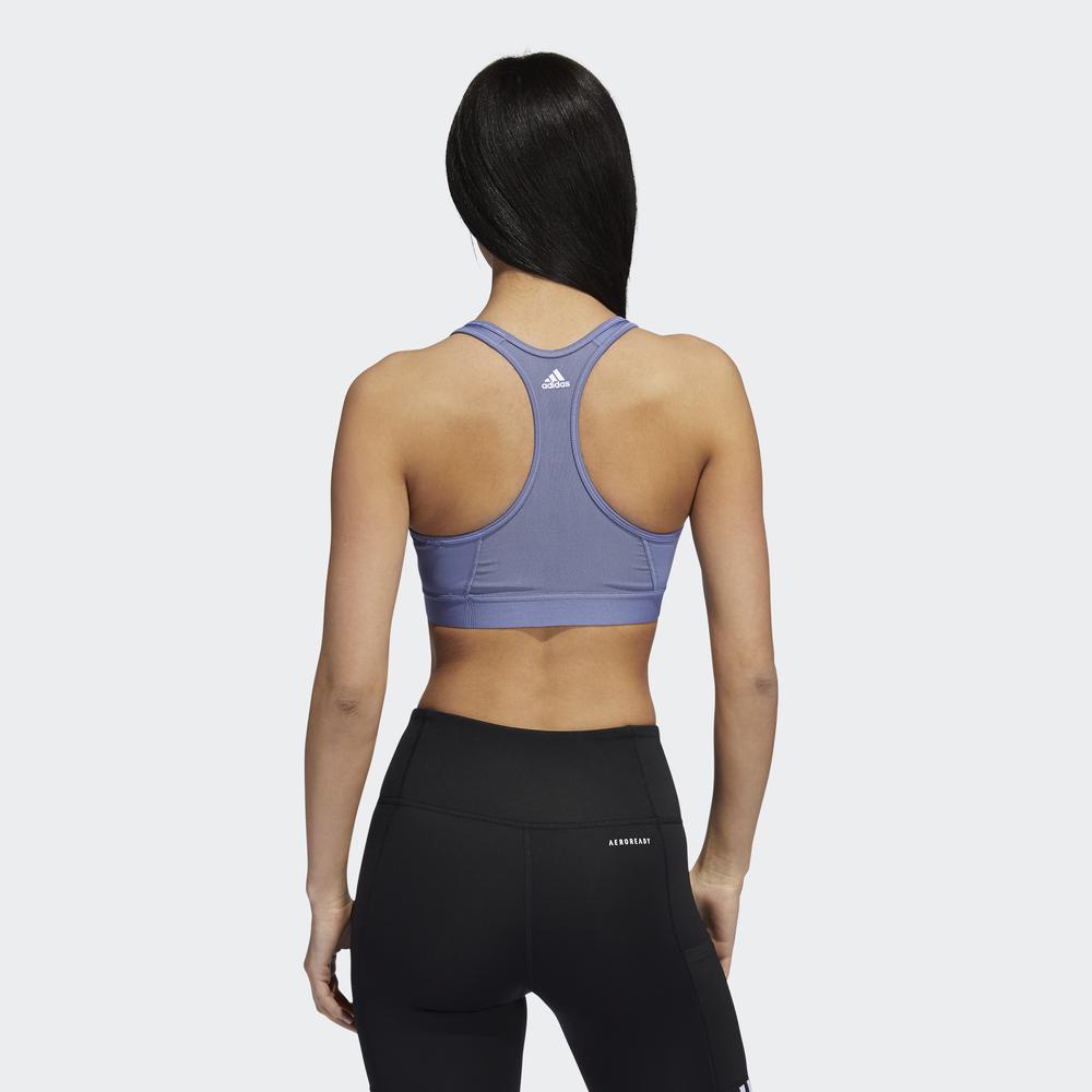 Áo Ngực Thể Thao adidas TRAINING Nữ Áo ngực 3 Sọc có đệm Don't Rest Alphaskin Màu tím HF1572