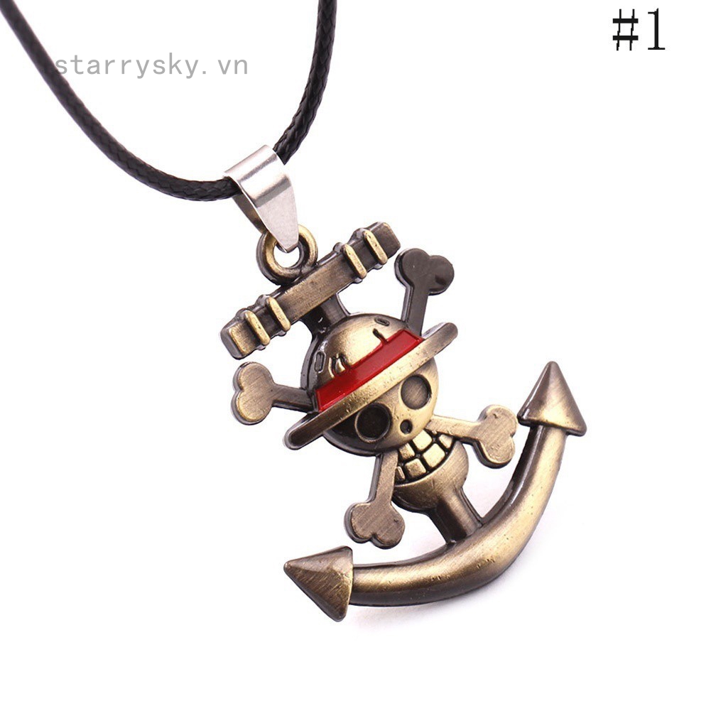 Dây chuyền mặt hình biểu tượng trong anime One Piece cho fan hâm mộ