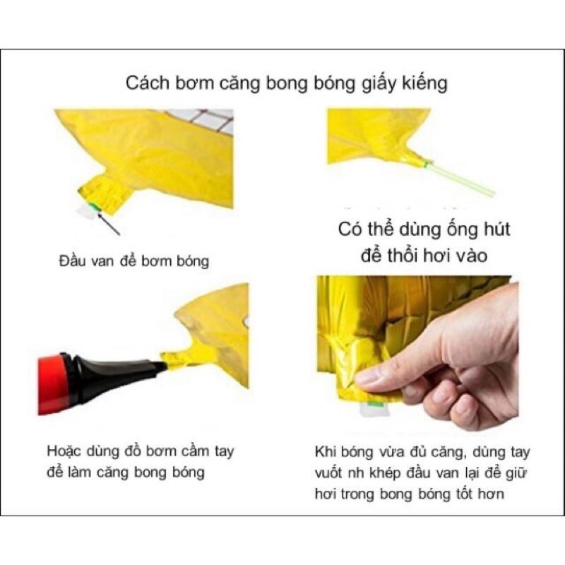 bóng chữ cái vàng, bạc sinh nhật, sự kiện inbox báo chữ (40cm)