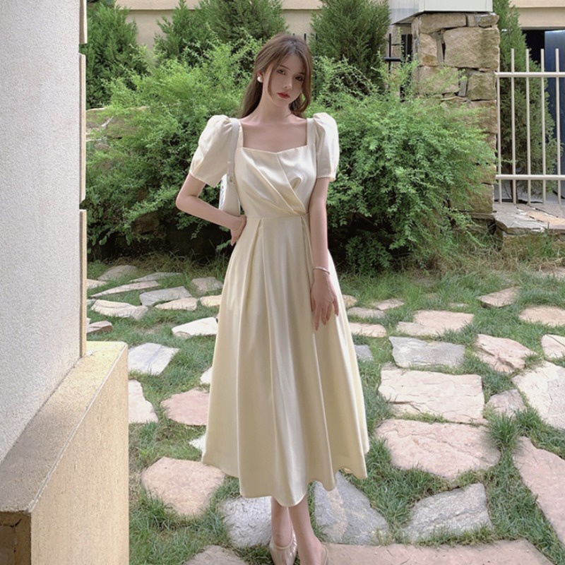 Jane Váy dài thần tiên khí chất nếp eo nhẹ nhàng tôn dáng