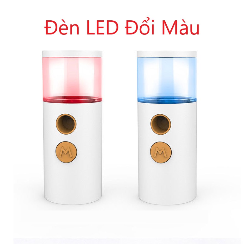 Máy Xông Hơi Mặt Máy Phun Sương NaNo Mini Cầm Tay Hỗ Trợ Dưỡng Da Tối Đa 2020