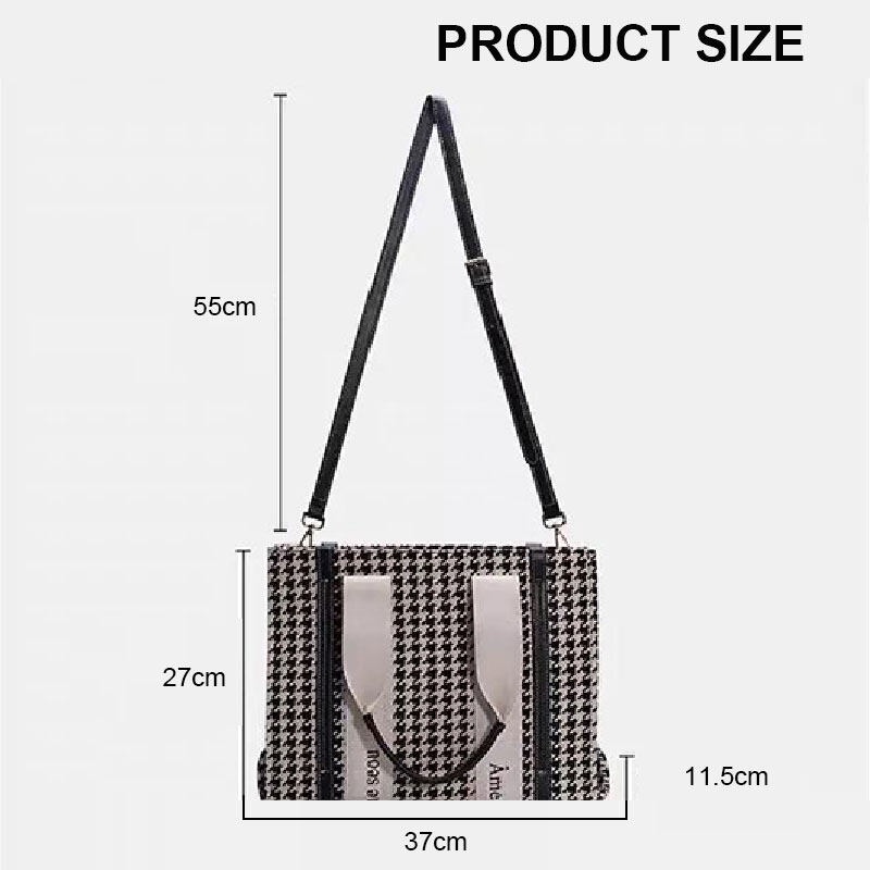 YADOU Túi Xách Vải Canvas Cỡ Lớn Thời Trang Cao Cấp Cho Nữ