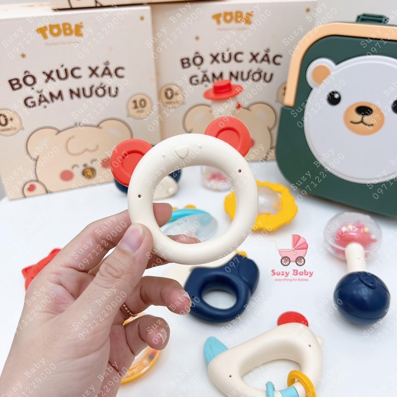 BỘ XÚC XẮC GẶM NƯỚU 10 CHI TIẾT TOBE AN TOÀN CHO BÉ