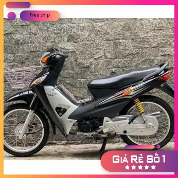Tem xe Wave S bạc đen