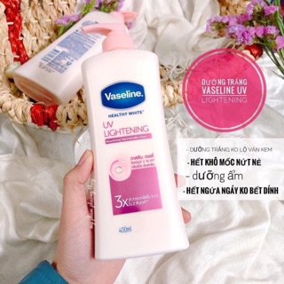 Sữa dưỡng thể Vaseline Healthy White UV Lightening 3x